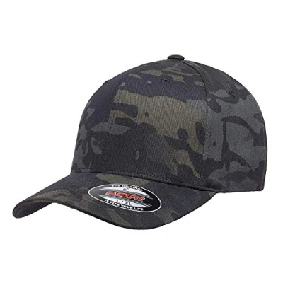 Abbildung von Flexfit Herren Baseballkappe Wooly Combed, Multicam Black, XL/XXL