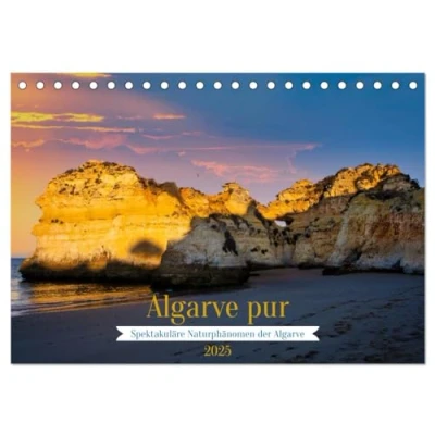Abbildung von Algarve pur (Tischkalender 2025 DIN A5 quer), CALVENDO Monatskalender