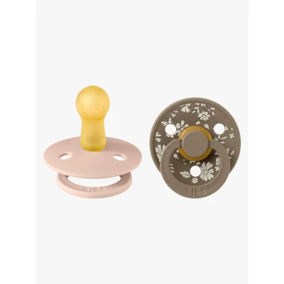 Abbildung von BIBS x Liberty Colour Schnuller 2er Pack Latex Größe 2 Rund, Capel/Blush Mix