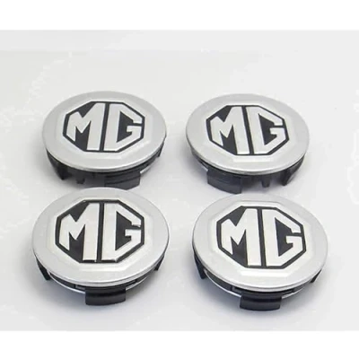 Abbildung von Auto Nabenkappen für MG MG4 2022 2023 56mm,Reifen Felgen Zubehör Radnaben Nabendeckel Radnabenabdeckung Felgenkappen Radkappe Logo