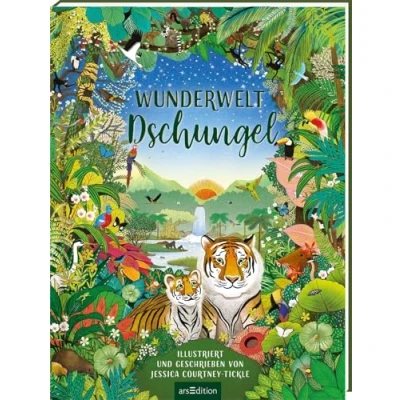Abbildung von Wunderwelt Dschungel: Bilderbuch mit magischen Illustrationen, Tiere im Dschungel, Regenwald, ab 4 Jahren