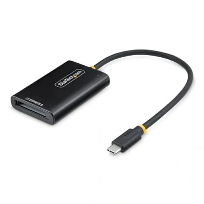 Abbildung von StarTech.com USB C CFexpress Typ B Kartenleser, Mobiler 10Gbps Speicherkartenleser, zu CF Express 2.0 Lesegerät