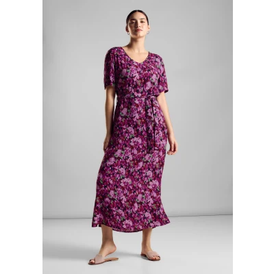 Abbildung von Street One MIT Print Maxikleid, Damen, Größe: 38, Pink