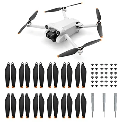 Abbildung von MoKo Mini 3 Pro Propeller, 24 Stück Drone Propeller Kompatibel mit DJI 4 / Pro, Geräuscharm Schnellwechsel Blätter, Zubehör Schrauben, Drohnen Ersatzteil für