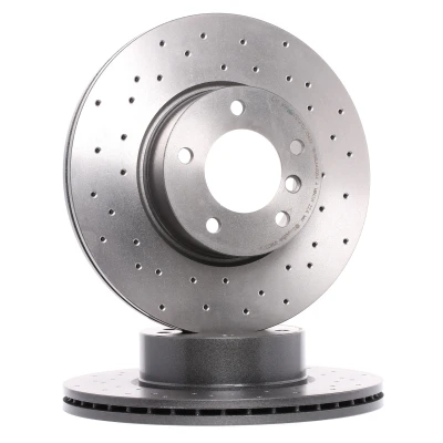Abbildung von BREMBO XTRA LINE 09.B337.2X Bremsscheibe 312 24 5 gelocht/innenbel. beschichtet hochgekohlt mit Schrauben BMW: 3 Limousine, 4 Coupe, 2 Coupe kfzteile,