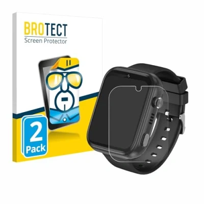 Abbildung von BROTECT (2 Stück Schutzfolie für Okyuk 4G Kids Smartwatch Displayschutz Folie Ultra Klar