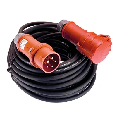 Abbildung von as Schwabe 60566 Strom Verlängerungskabel Schwarz 10 m mit Phasenwender (60566)