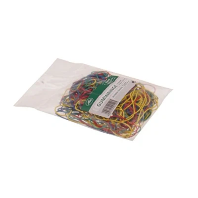 Abbildung von 200 Stück Gummiringe, bunt, Durchmesser 2 6 cm