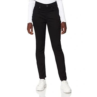 Abbildung von Lee Women&#039;s Comfort Skinny Jeans, Black, 33W / 33L