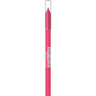 Abbildung von Maybelline New York Gel Eyeliner, Wasserfester und langanhaltender Stift, Bis zu 36 Stunden Halt, Tattoo Liner Pencil, Farbton: 802 Ultra Pink