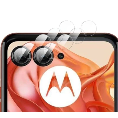 Abbildung von GIOPUEY [Ultra dünn 4 Stück Kameraschutz Kompatibel mit Motorola Razr 50, HD Kamera Glas Schutzfolie [Kratzfest] Camera Protector für 50