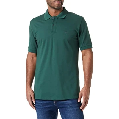 Abbildung von Trigema Herren 627601 Poloshirt, Tanne, 4XL
