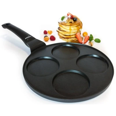 Abbildung von endusor Crêpepfanne, Aluminiumguss, Pancake Pfanne Ø26cm mit PowerShield Beschichtung induktionsgeeignet