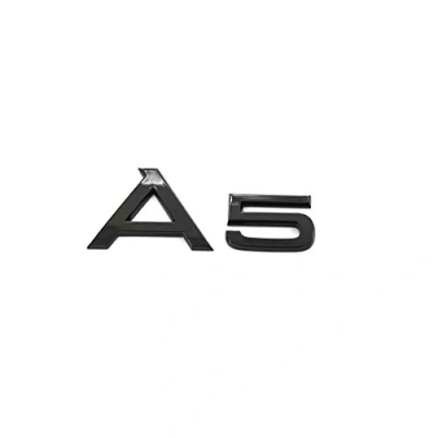 Abbildung von Audi 8W6071803 Schriftzug A5 schwarz Tuning Black Edition Emblem