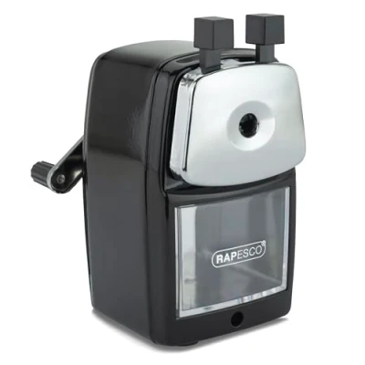 Abbildung von Rapesco R74000B2 74 Bleistiftspitzmaschine, Schwarz