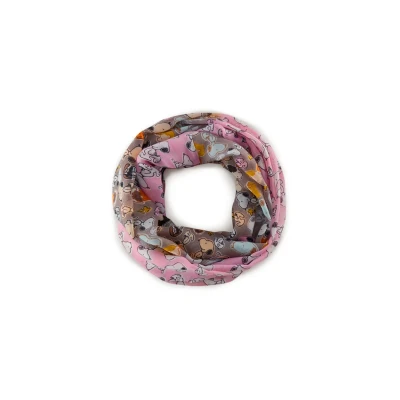 Abbildung von Codello Peanuts LOOP Snoopy Schlauchschal, Größe: One Size, Orange/pink