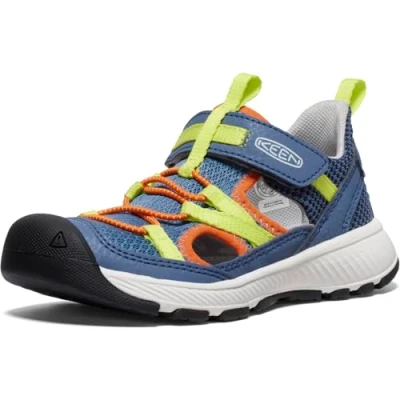 Abbildung von Keen Motozoa Children Unisex Trekkingsandale für Kinder, Größe: 30, Vintage indigo/scarlet ibis Schuhe