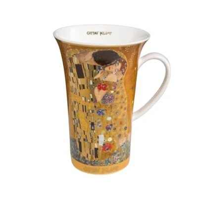 Abbildung von Goebel Adele Tasse Henkelbecher Kaffeebecher Gustav Klimt Bone China Höhe 15 cm 0,5 l