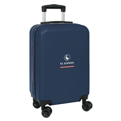 Abbildung von Safta EL GANSO Classic Kabinenwagen 50,8 cm (20 Zoll), Trolley mit Rädern, Sicherheitsschloss, Leichter Koffer, 34,5 x 20 55 cm, Marineblau, Estándar, Casual