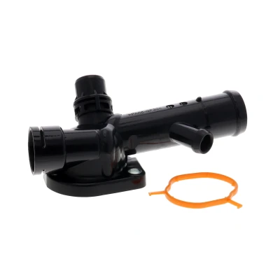 Abbildung von VAICO V10 5899 Flansch mit Dichtung AUDI: A4 B8 Avant, Limousine