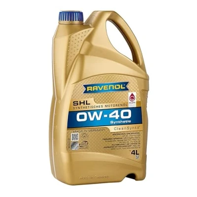 Abbildung von Ravenol SHL 0W 40 4l Motoröl 1111127 004 01 999 VOLKSWAGEN: Golf 5 Schrägheck, 4 7 MERCEDES BENZ: C Klasse Limousine