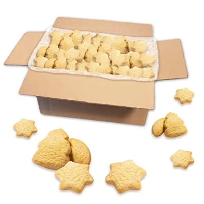 Abbildung von Lebkuchenwelt Butter Weihnachtsplätzchen im Karton 2kg Konditor Qualität mit echter gebacken! Buttergebäck Butterkekse Cookies Plätzchen Shortbread Kaffeegebäck