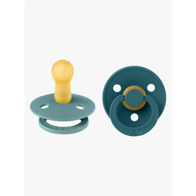 Abbildung von BIBS Colour Schnuller 2er Pack Latex Größe 2 Rund, Island Sea/Forest Lake