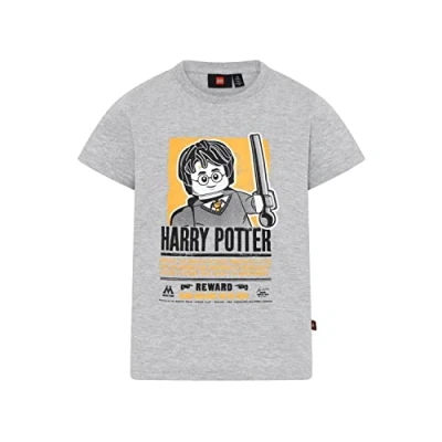 Abbildung von LEGO Unisex Harry Potter Lwtaylor 317 T Shirt, 912 Grey Melange, 152 EU