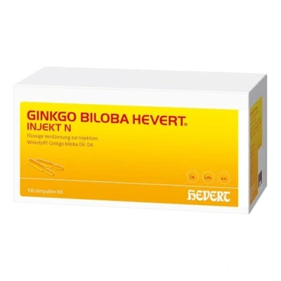 Abbildung von Ginkgo Biloba Hevert injekt N Ampullen 100 St