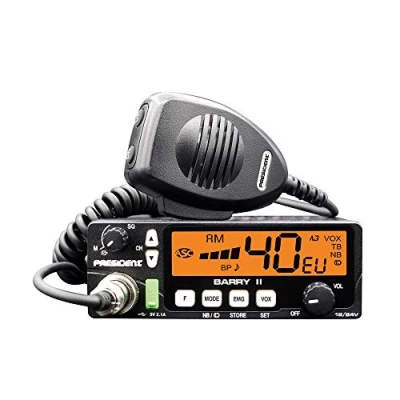 Abbildung von Radio CB President BARRY II ASC AM / FM, Roger Beep, NB, ANL, Port USB, VOX, 12 V 24 V.