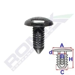 Abbildung von Clip ROMIX C60643, 2 Stück