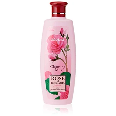 Abbildung von Biofresh Rose of Bulgarien Reinigungsmilch reich mit 100% natürlichem Rosenwasser, 330 ml