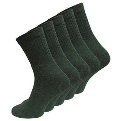 Abbildung von Cotton Prime 10 PAAR ARMY UND JÄGER Socken, Herren, Größe: 39 42, Grün