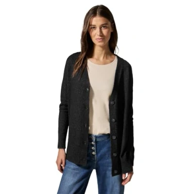 Abbildung von Cecil Kuscheliger Strickjacke, Damen, Größe: Large, Schwarz