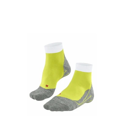 Abbildung von FALKE Herren Laufsocken RU4 Endurance Short M Sso Baumwolle Funktionsmaterial antiblasen 1 Paar, Gelb Limelight 1086, 44 45