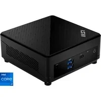 Abbildung von MSI Cubi 5 12M 020BDE Barebone Mini PC, Intel Core i7 1255U, bis zu 64GB RAM, 1x M.2 SSD und 1 x 2.5 SSD/HDD, Thunderbolt 4, WiFi 6E, Bluetooth 5.3, schwarz