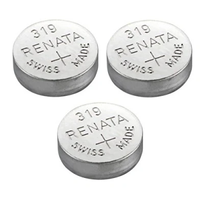 Abbildung von Uhrenbatterie von Renata Fait Swiss 319 oder SR527SW 1,5 V (3 x SR527SW)