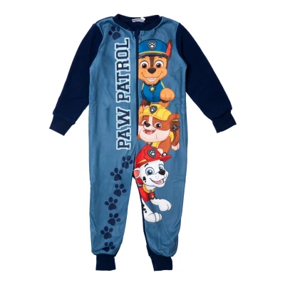 Abbildung von Paw Patrol Langarm Jumpsuit für Kinder, Größe: 98/104, Blau