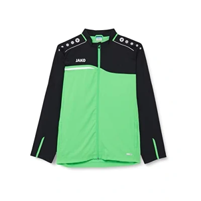 Abbildung von JAKO Kinder Kapuzenjacke Competition 2.0, soft green/schwarz, 140, 6818