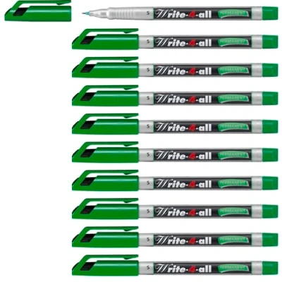 Abbildung von Permanent Marker STABILO Write 4 all superfein 10er Pack grün