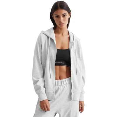Abbildung von Marc O&#039;Polo Sweatjacke, Damen, Größe: Small, Cozy grey melange