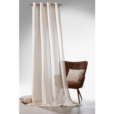 Abbildung von Weckbrodt Vorhang &quot;Natural Linen&quot;, (1 St.), Gardine, Ösenschal, Längsstreifen, halbtransparent