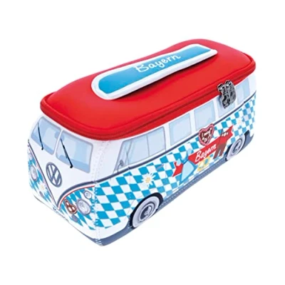 Abbildung von VW Collection by Brisa Bulli BUS 3D Universaltasche Kosmetiktasche, Größe: One Size, Hellblau