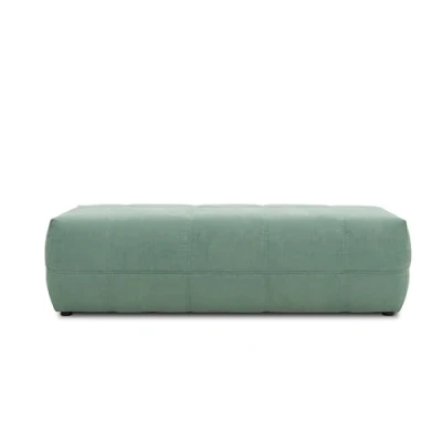 Abbildung von DOMO. collection Polsterhocker Brandon, Sitzhocker, Fußhocker, Hocker 150 x 60 40 cm, mint