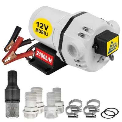 Abbildung von AdBlue® PUMPE 12V HARNSTOFFPUMPE UREA BETANKUNGSSET MEMBRANPUMPE CHEMIEPUMPE SELBSTANSAUGEND LEISTUNGSSTARKER ELEKTROMOTOR MIT KUPFERWICKLUNG EXTRA Ersparnis!