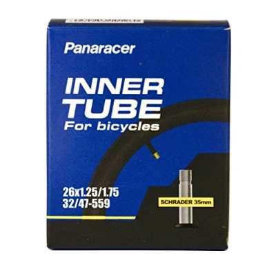 Abbildung von Panaracer Fahrradschlauch, Autoventil, viele Verschiedene Größen, 354860 mm Ventile, Single oder Zwei Pack, Unisex, 1 Stück