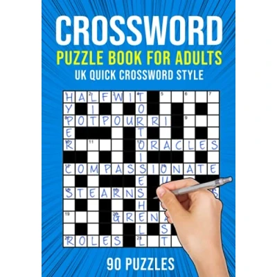 Abbildung von Crossword Puzzle Book for Adults: UK Quick Style 90 Puzzles