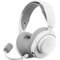 Abbildung von SteelSeries Arctis Nova 3P Wireless Gaming Headset App Steuerung 40 Std. Akku Neodym Magnet Treiber 2,4 GHz/Bluetooth Abnehmbares Mikrofon PS5, PS4, PC, Switch, Mobilgeräte Weiß
