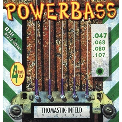 Abbildung von Thomastik Einzelsaite B/H .119 Stahlkern, Magnecore Umspinnung round wound long scale 34&quot; EB34119 für E Bass Power Satz EB345, EB346