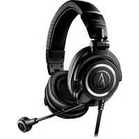 Abbildung von Audio Technica M50xSTS StreamSet Streaming Headset mit USB Anschluss Schwarz